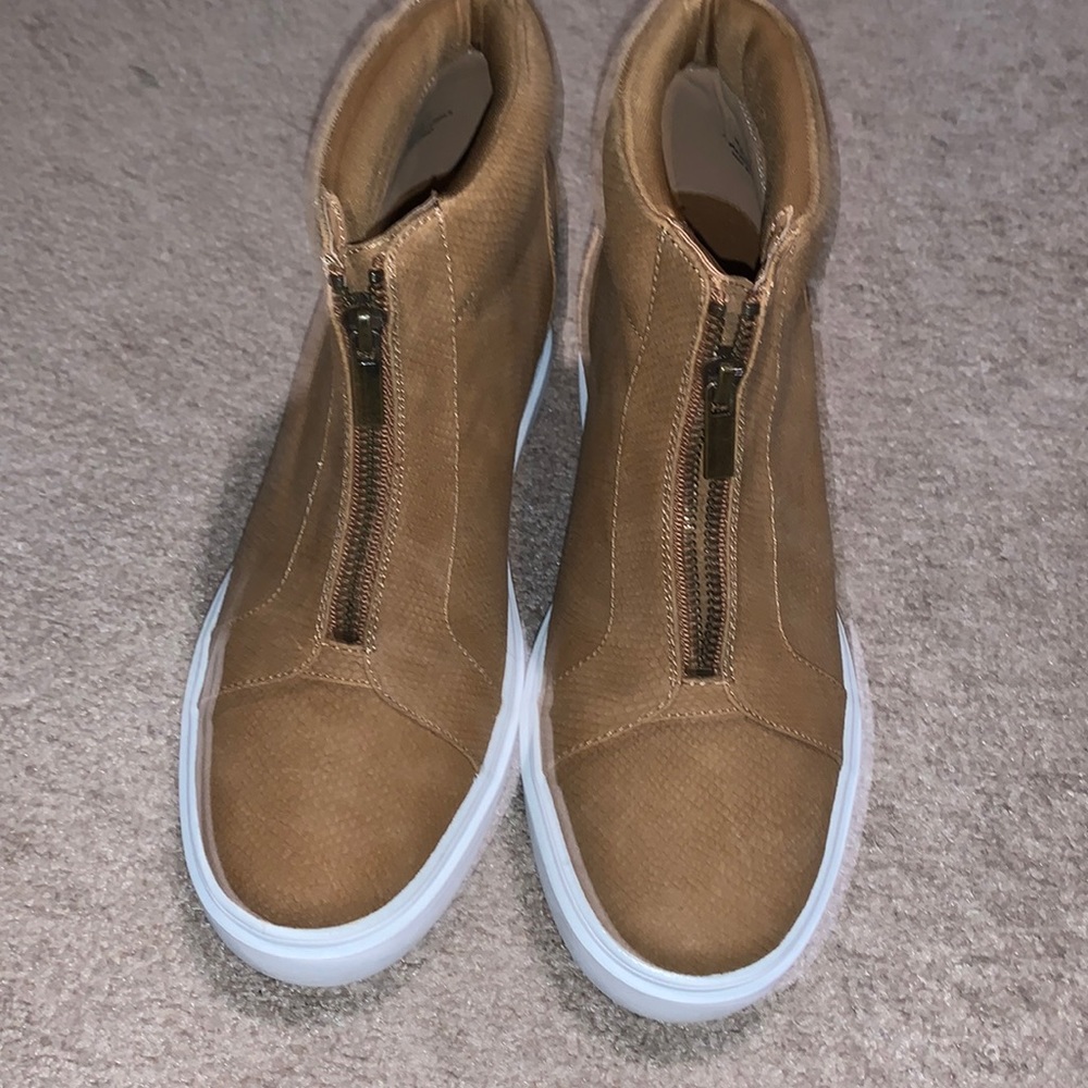 High Top Wedge Shoe